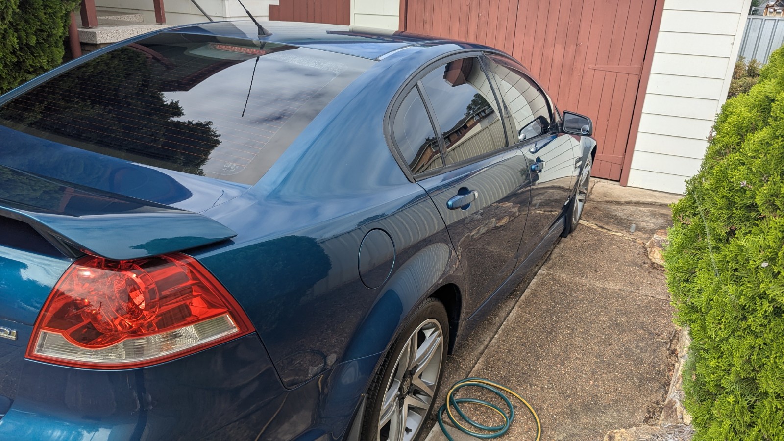 Holden SV6 rear right after detail